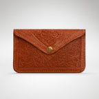 Handcrafted Leather Wallet with Zipper