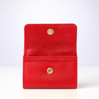 Elegant Red Leather Wallet – Classic Chic Design