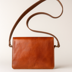 Classic Minimalist Leather Crossbody Bag