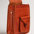 Handcrafted Embossed Leather Shoulder Bag